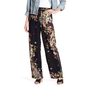 PHILOSOPHY Floral-Crepe Wide-Leg Pants